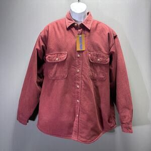Mens Field &Stream Rugged Point Authentic Fleece Sherpa Button Up Shacket XL NWT